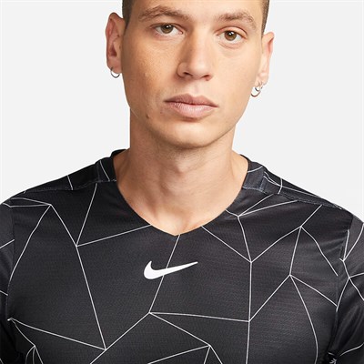 NikeNike Dri-Fit Advantage Geometric Erkek Tenis Tişörtü